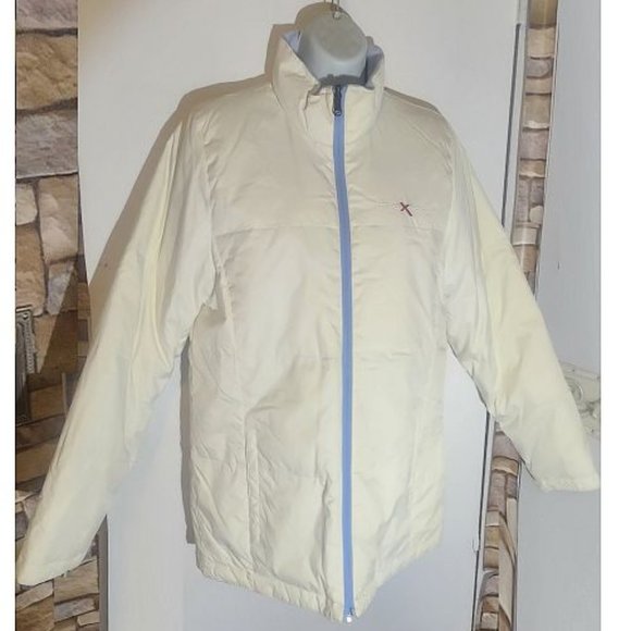 ZeroXposur White zipper front lined jacket in size X-small - Picture 2 of 15